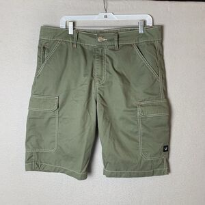 True Religion Cargo Shorts Men 34 (36) Olive Green Baggy Skater Buddha Hip Hop